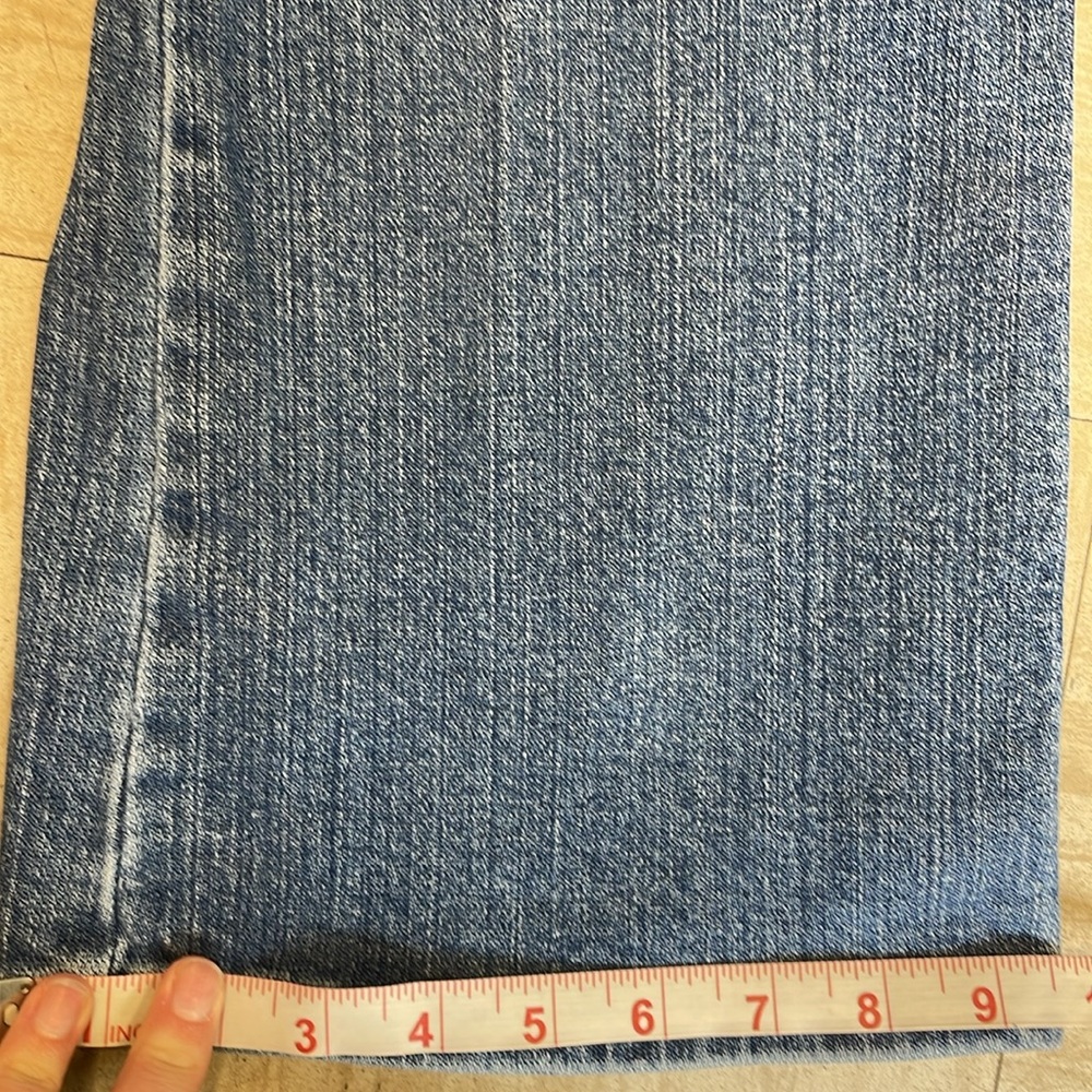 Classic Y2K Women's Low Rise Slim Flare Jeans 98% Cotton Denim 32 x 31 - Picture 14 of 16